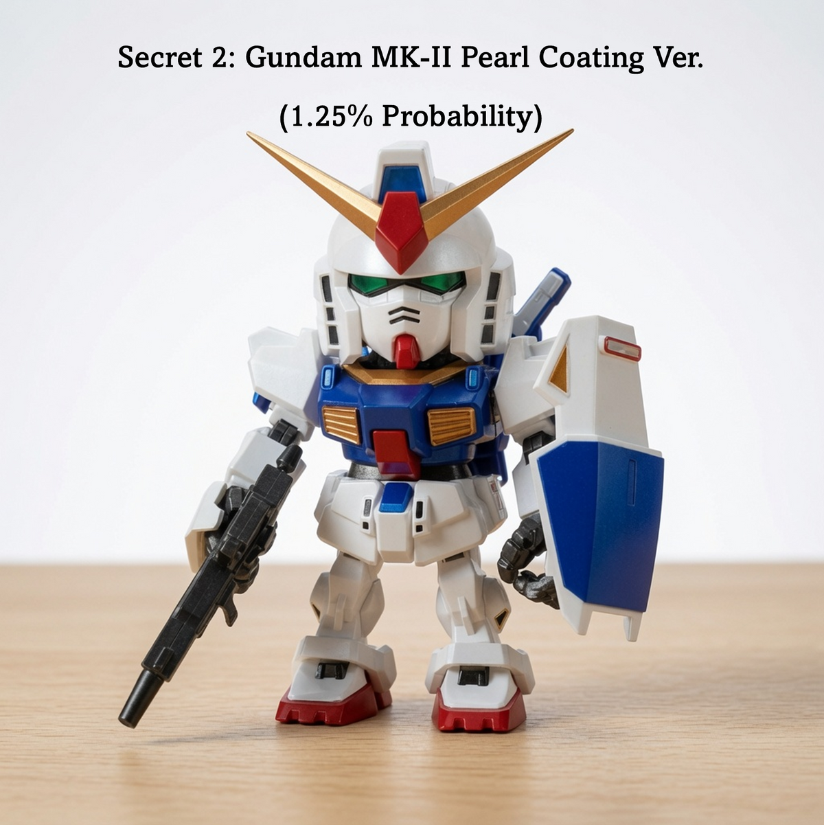 Bandai Namco QMSV Mini Z Gundam & Gundam MK-II Blind Box Figure – Collectible Mobile Suit Gundam Mini-Model