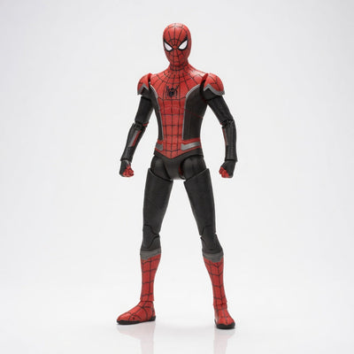 ZD Toys 7 Inch 1:10 Scale Red & Black Spider-Man Action Figure – Spider-Man: No Way Home (Marvel Licensed)