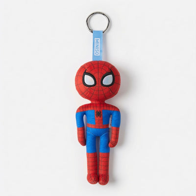 Miniso Marvel Spider-Man Long Plush Keychain – Classic Spider-Man Peter Parker