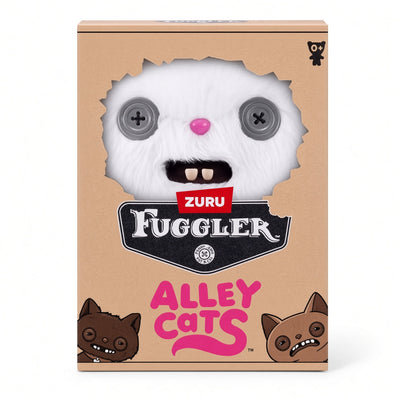 Fuggler Alley Cats 9-Inch White Grin Grin Plush