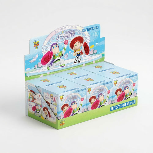 BESTINE Toy Story Heartbeat Players Blind Box – Woody & Buzz Lightyear with Rose