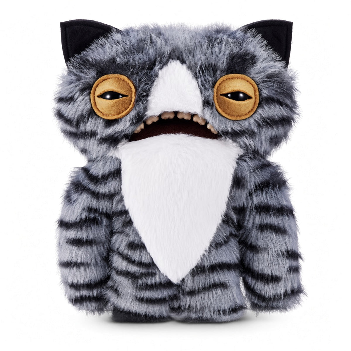 Fuggler Alley Cats 9-Inch Wide Eyed Cat  Plush