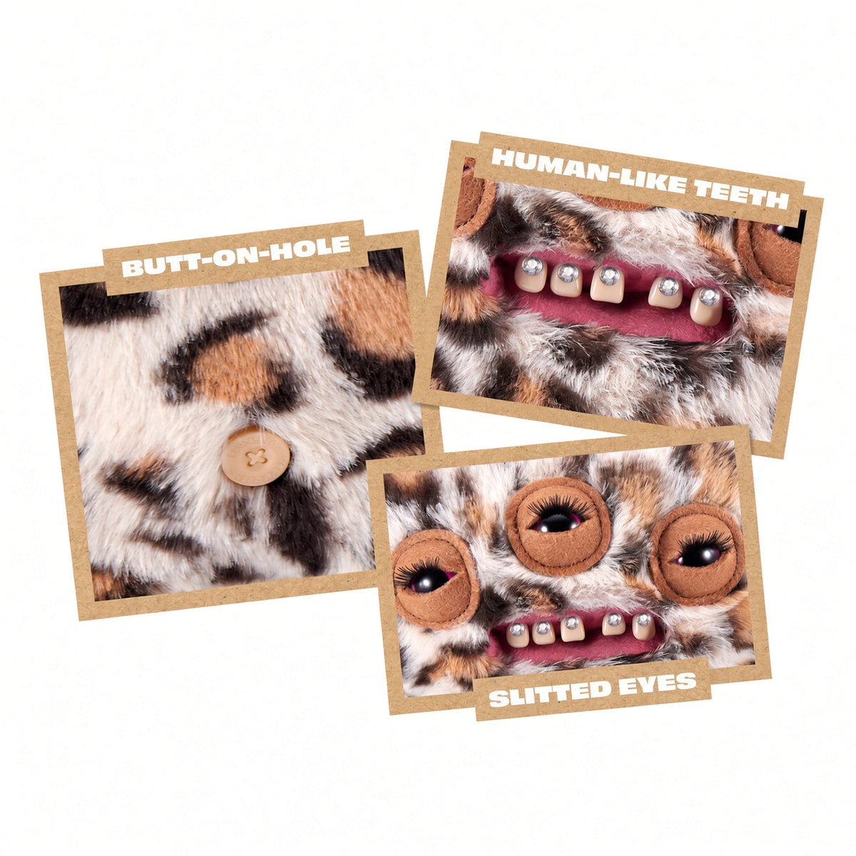 Fuggler Baddies Fuggs 9-Inch Annoyed Alien Leopard Plush