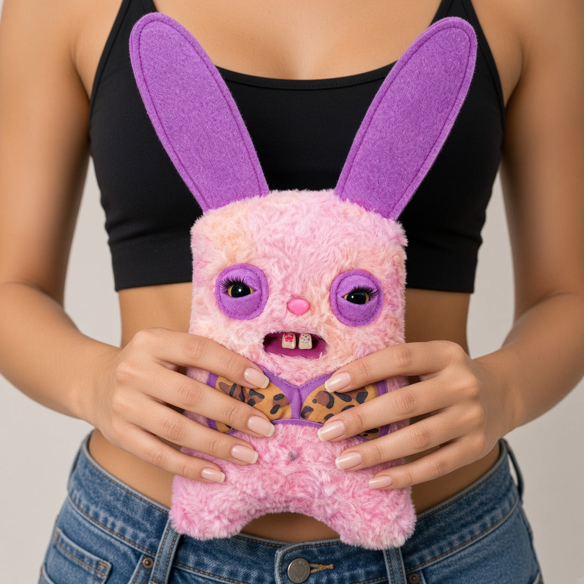 Fuggler Baddies Fuggs 9-Inch Rabid Rabbit Plush