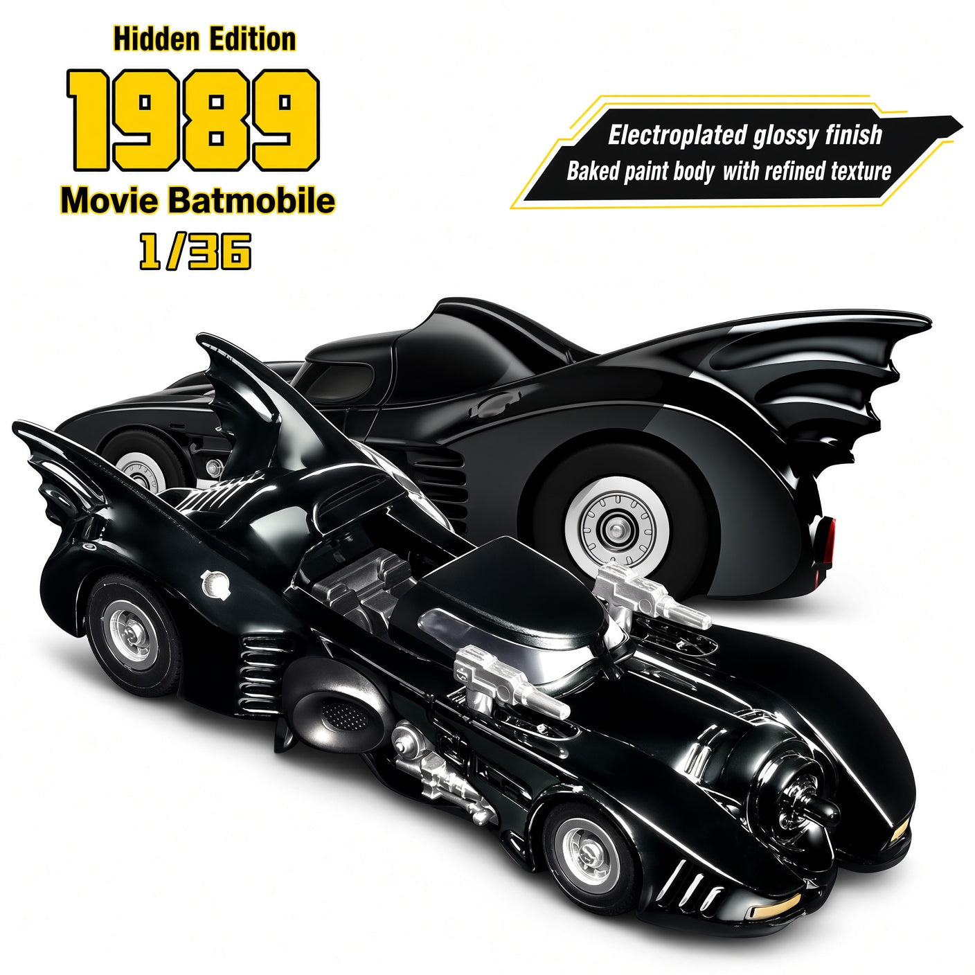 Blokees Batman Vol.1 Gotham Shadow Collectible Building Block BatMobile Model Kit – Snap-Fit DC Collector Toy | CRAZXY