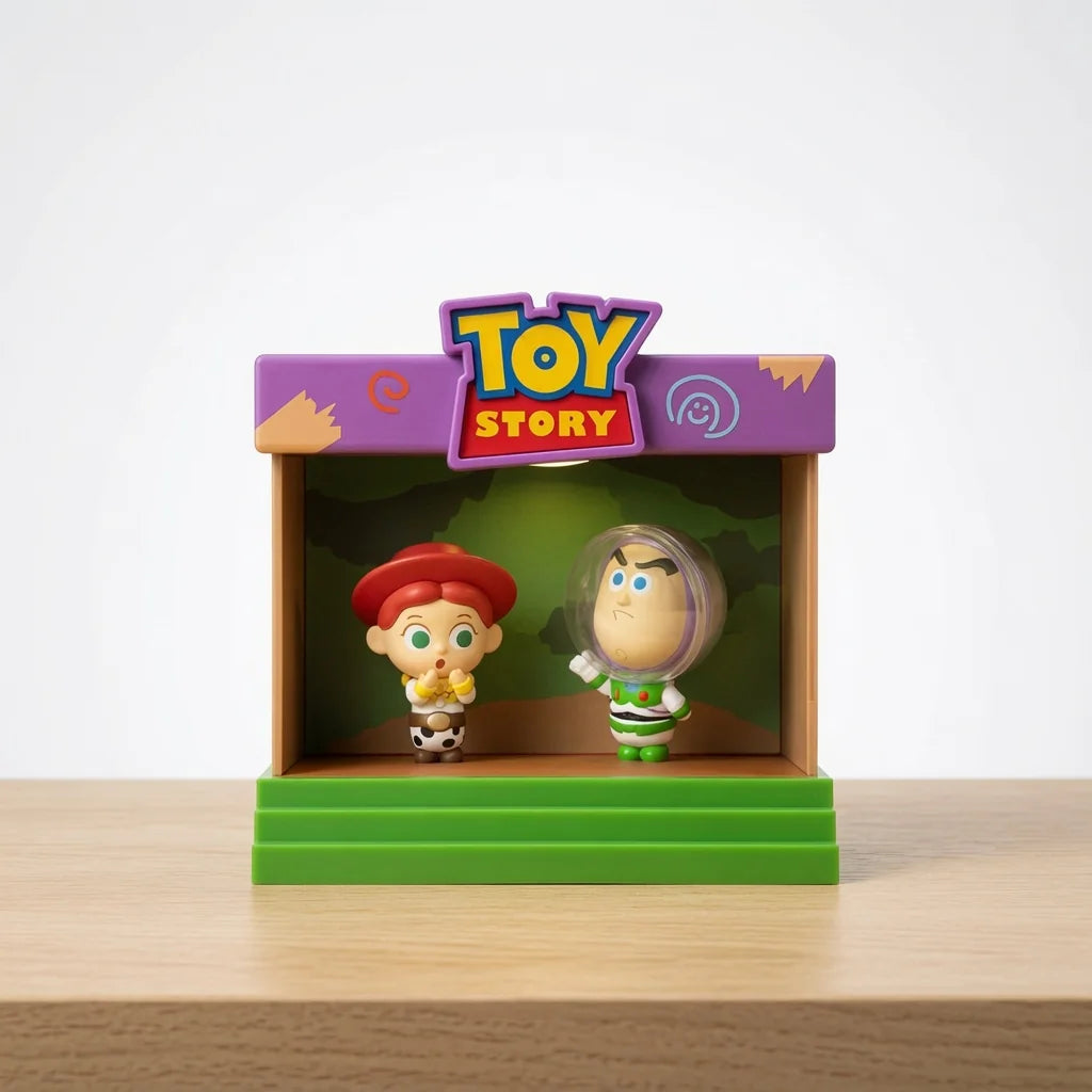 52TOYS Disney Pixar Toy Story "Classic Movie Moments" LED Display Blind Box Figure | CRAZXY