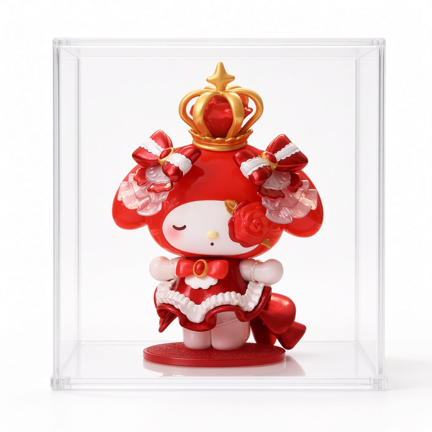 TOPTOY Sanrio Rose Night Series Blind Box – Pudding Dog, Kuromi & Hello Kitty Desktop Collectible Figure | CRAZXY