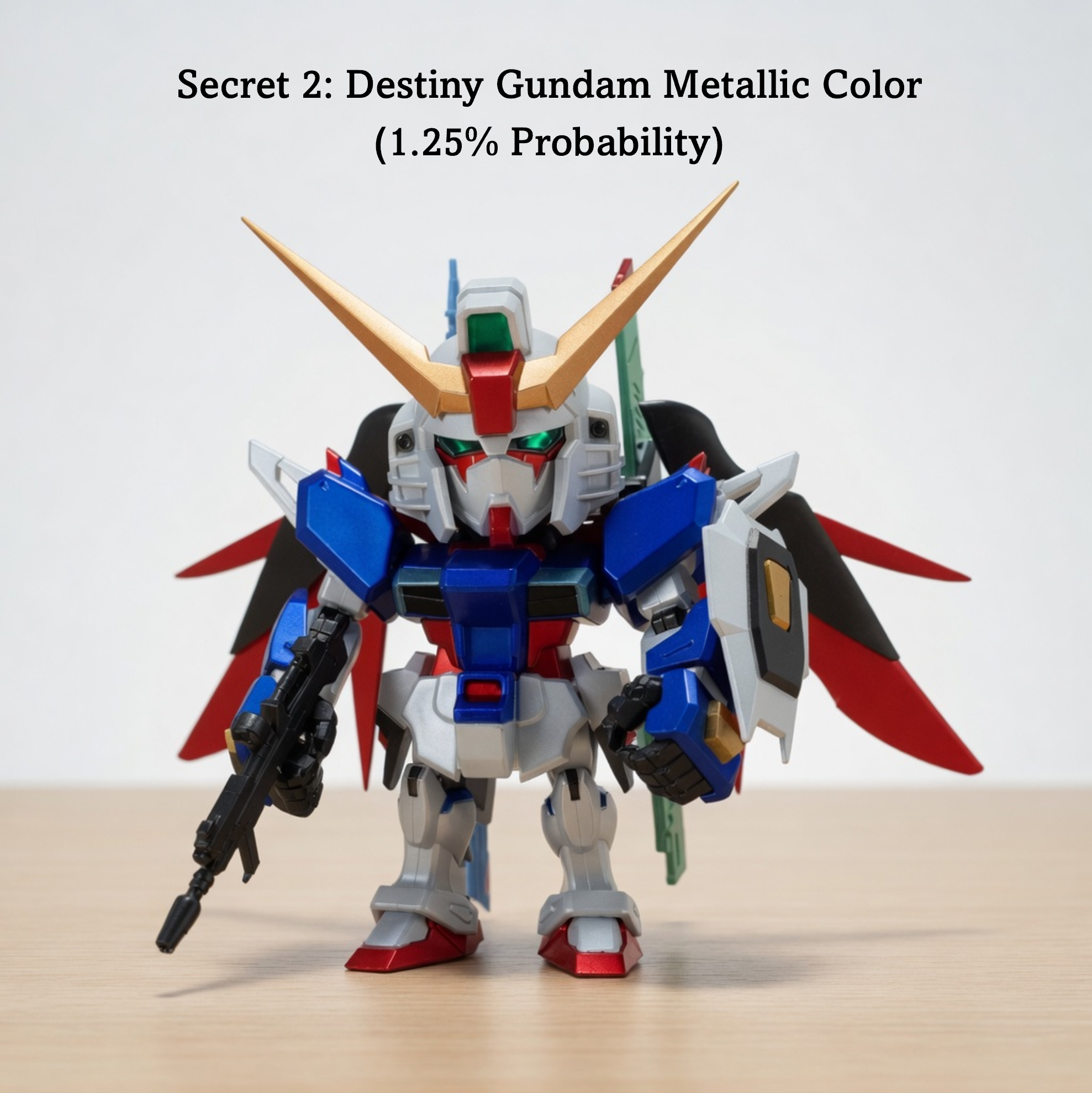 Bandai QMSV Mini Strike & Destiny Gundam Blind Box Figure