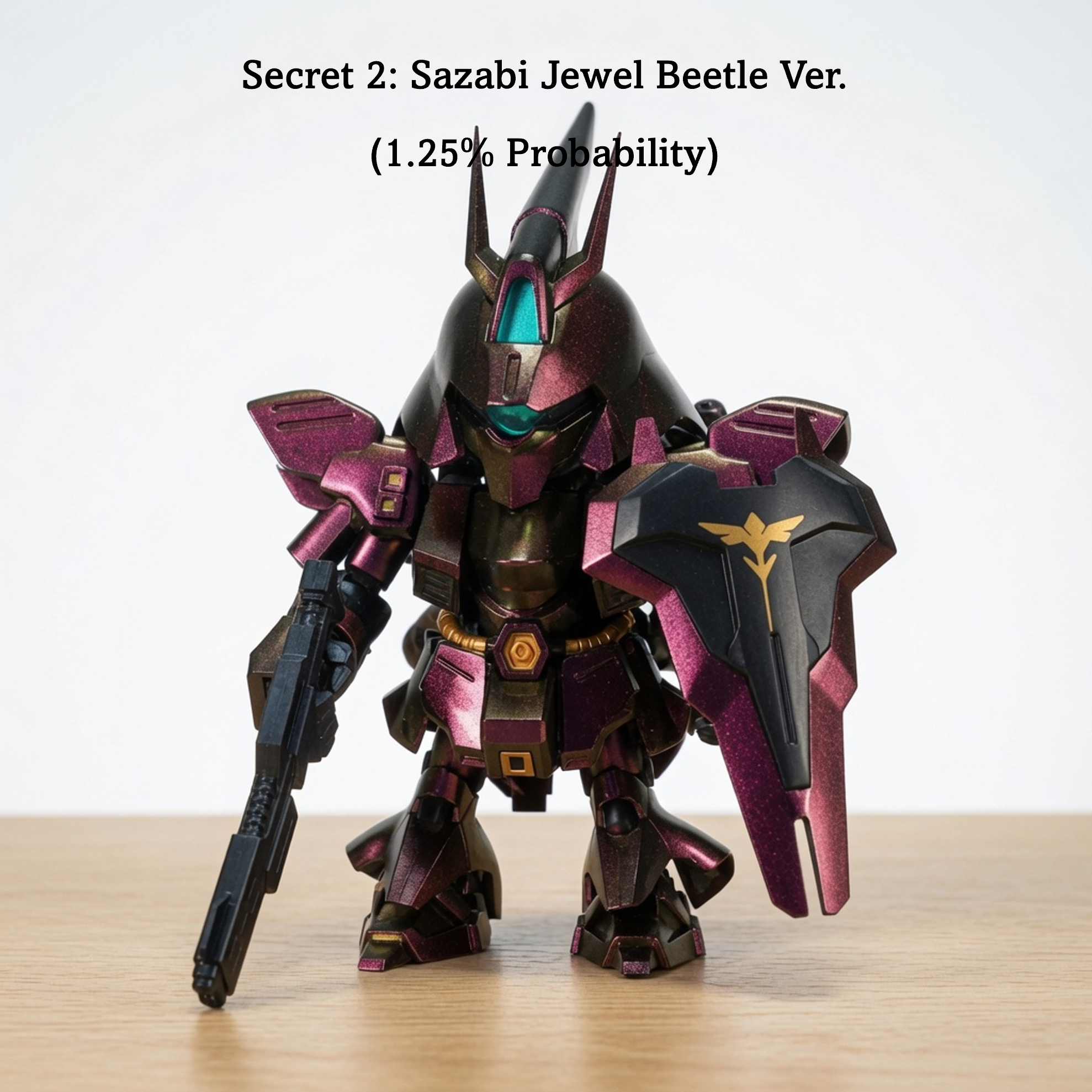 Bandai Namco QMSV Mini RX-93 Nu Gundam Blind Box Figure – Collectible Mobile Suit Gundam Mini-Model