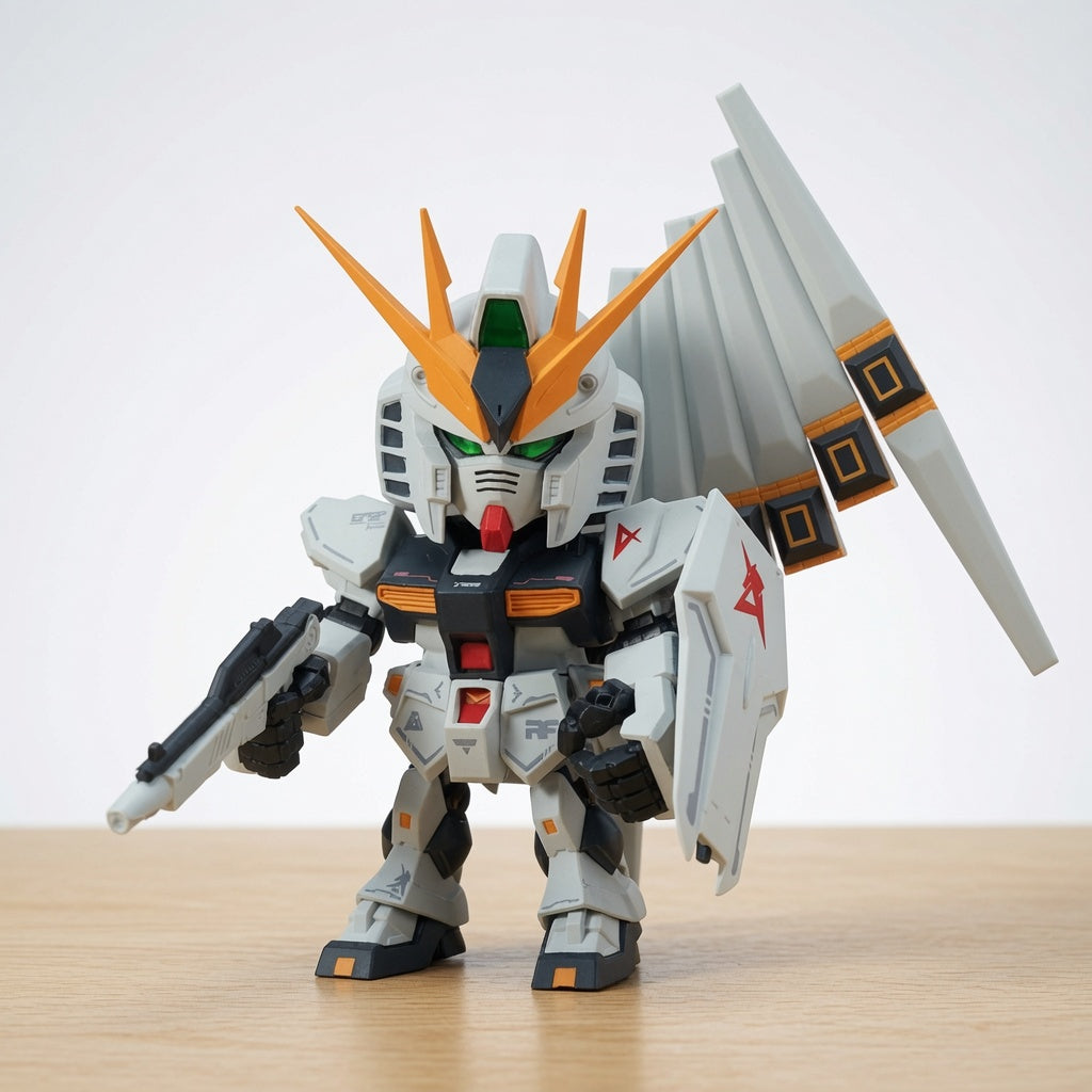 Bandai Namco QMSV Mini RX-93 Nu Gundam Blind Box Figure – Collectible Mobile Suit Gundam Mini-Model