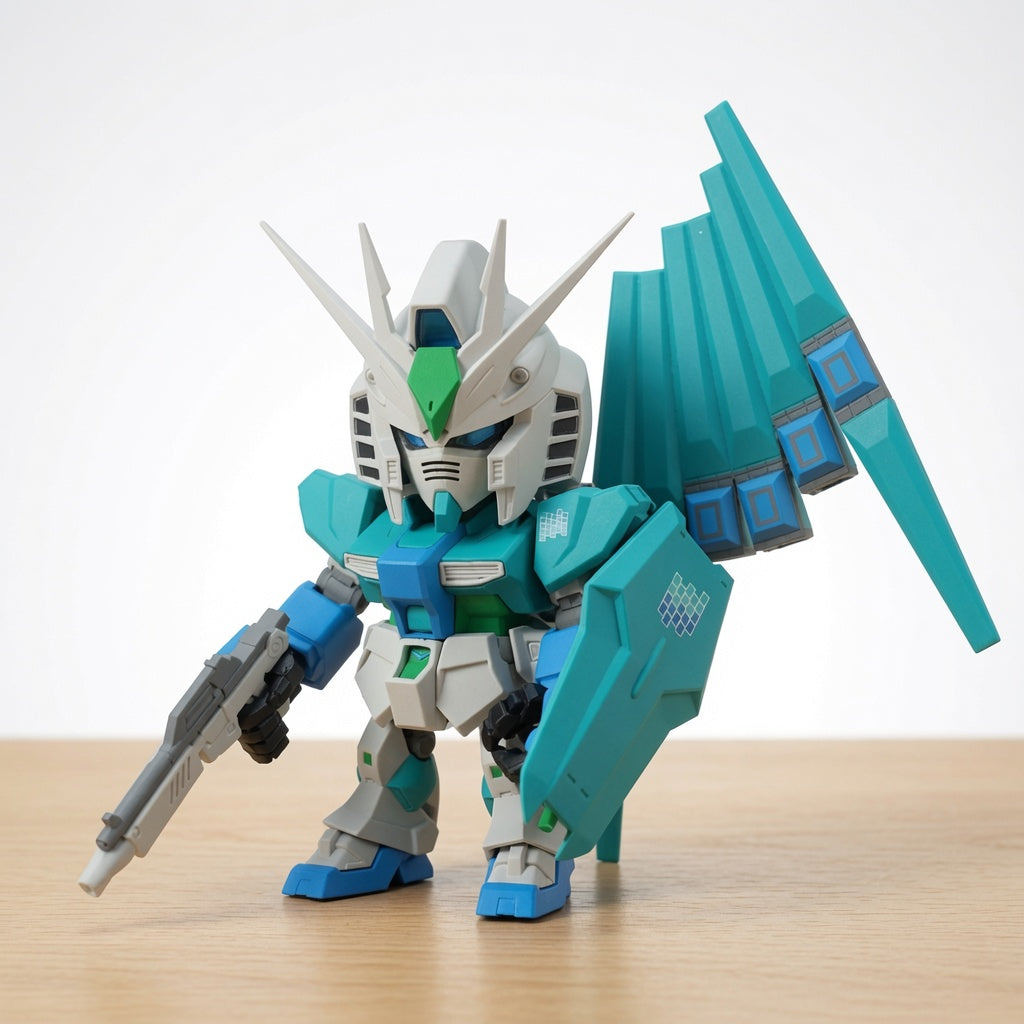 Bandai Namco QMSV Mini RX-93 Nu Gundam Blind Box Figure – Collectible Mobile Suit Gundam Mini-Model