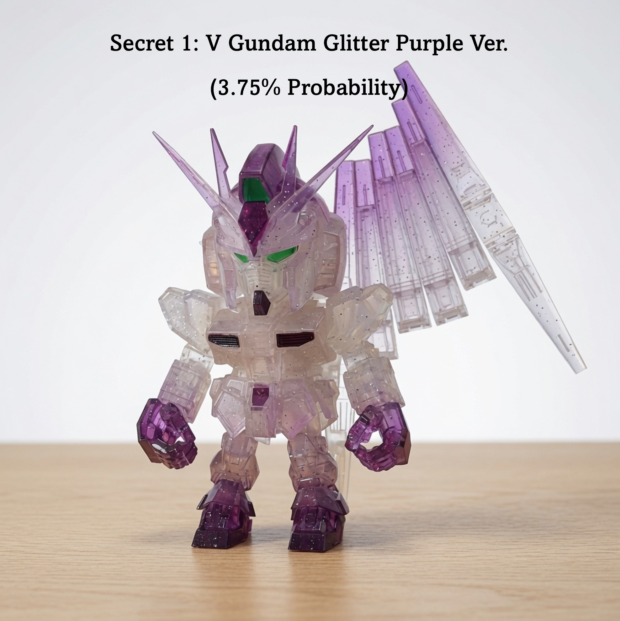 Bandai Namco QMSV Mini RX-93 Nu Gundam Blind Box Figure – Collectible Mobile Suit Gundam Mini-Model