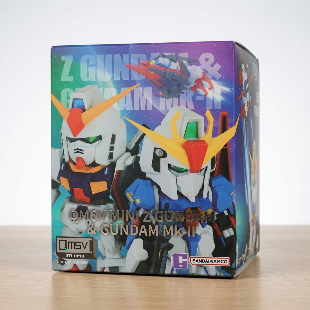 Bandai Namco QMSV Mini Z Gundam & Gundam MK-II Blind Box Figure – Collectible Mobile Suit Gundam Mini-Model