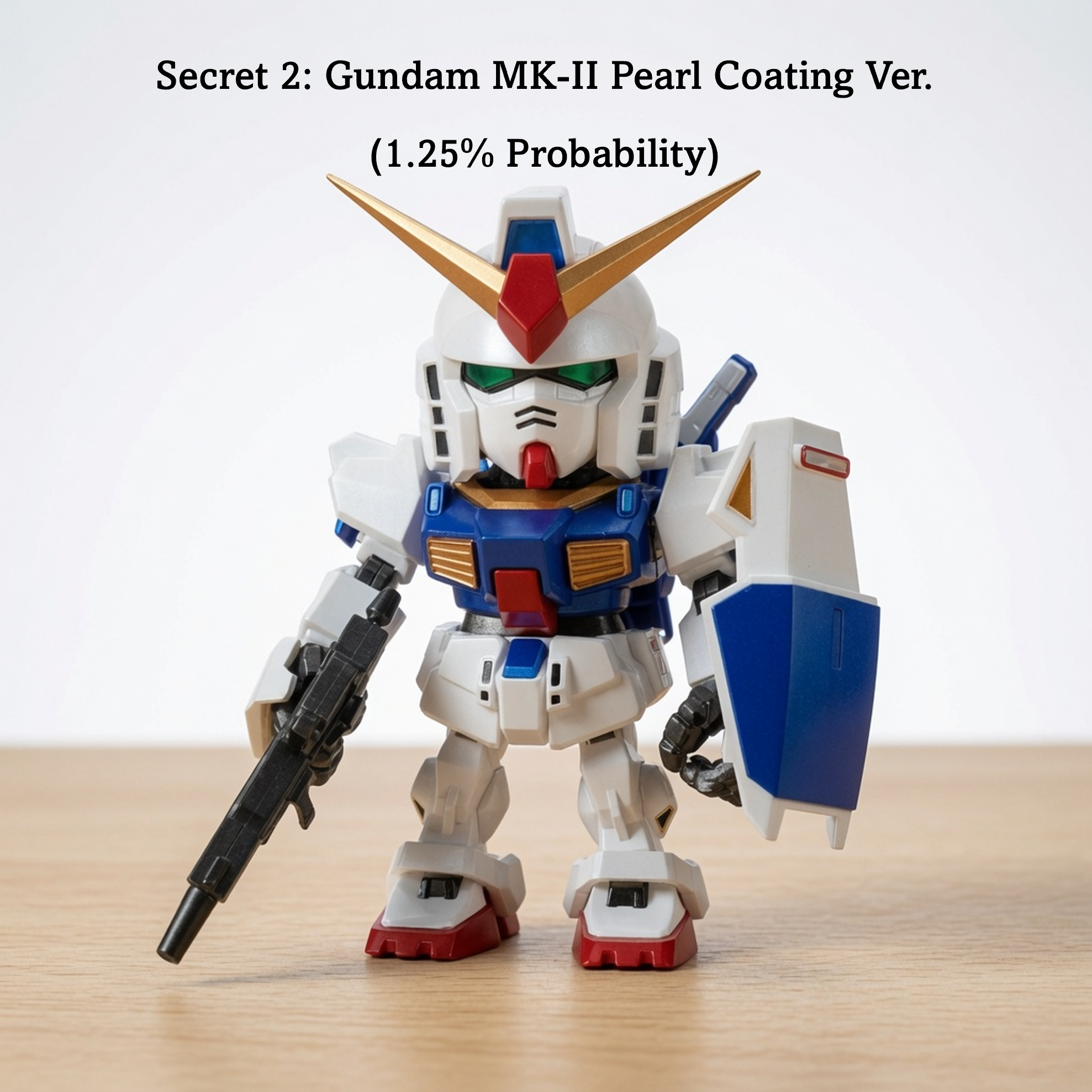 Bandai Namco QMSV Mini Z Gundam & Gundam MK-II Blind Box Figure – Collectible Mobile Suit Gundam Mini-Model