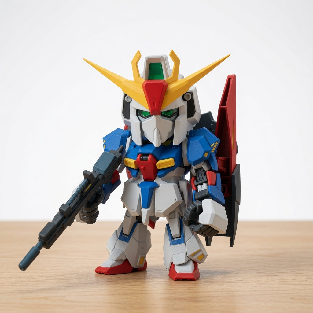 Bandai Namco QMSV Mini Z Gundam & Gundam MK-II Blind Box Figure – Collectible Mobile Suit Gundam Mini-Model