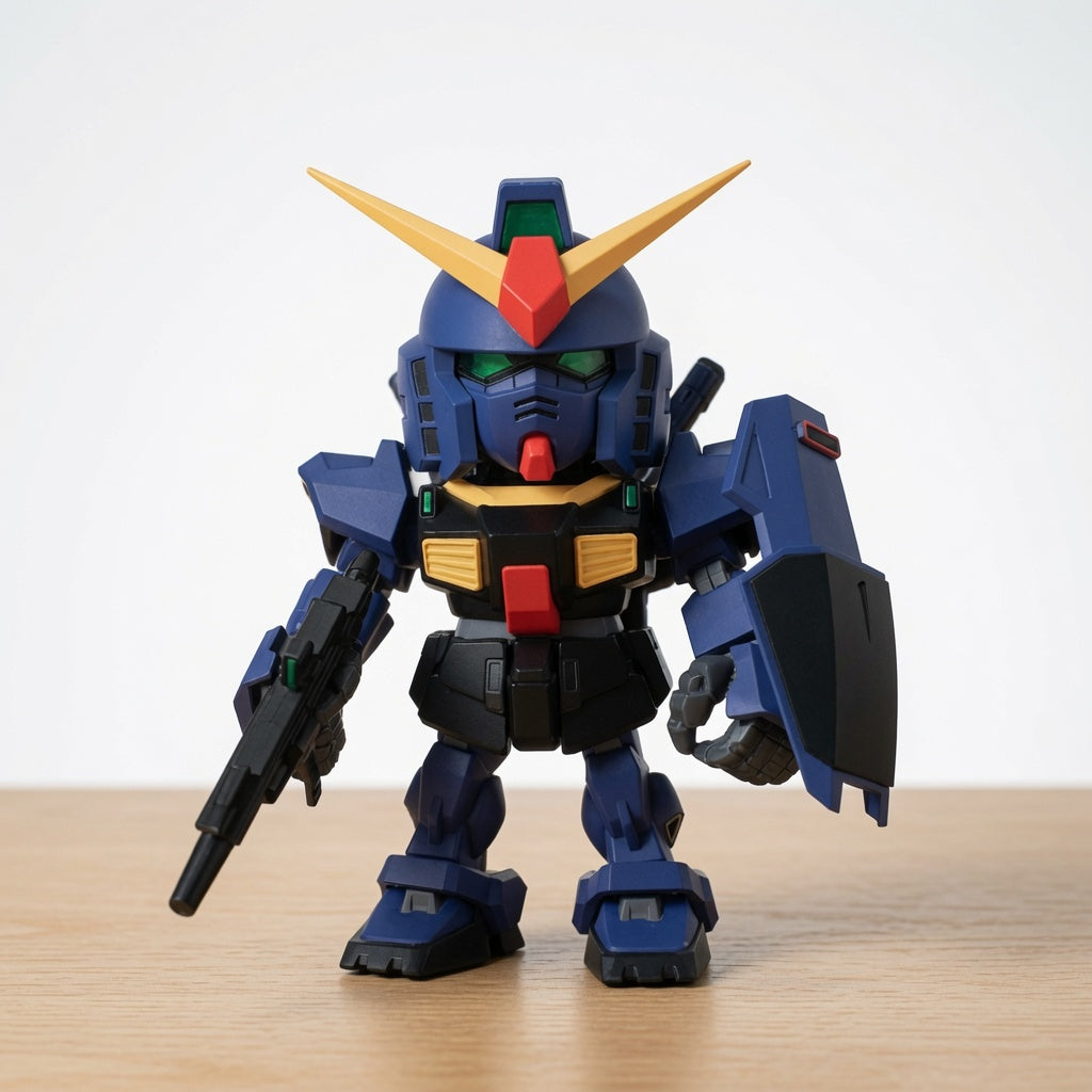 Bandai Namco QMSV Mini Z Gundam & Gundam MK-II Blind Box Figure – Collectible Mobile Suit Gundam Mini-Model