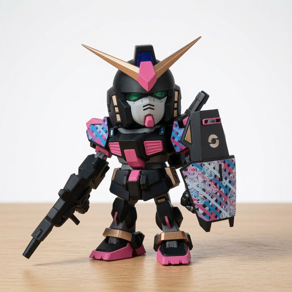 Bandai Namco QMSV Mini Z Gundam & Gundam MK-II Blind Box Figure – Collectible Mobile Suit Gundam Mini-Model