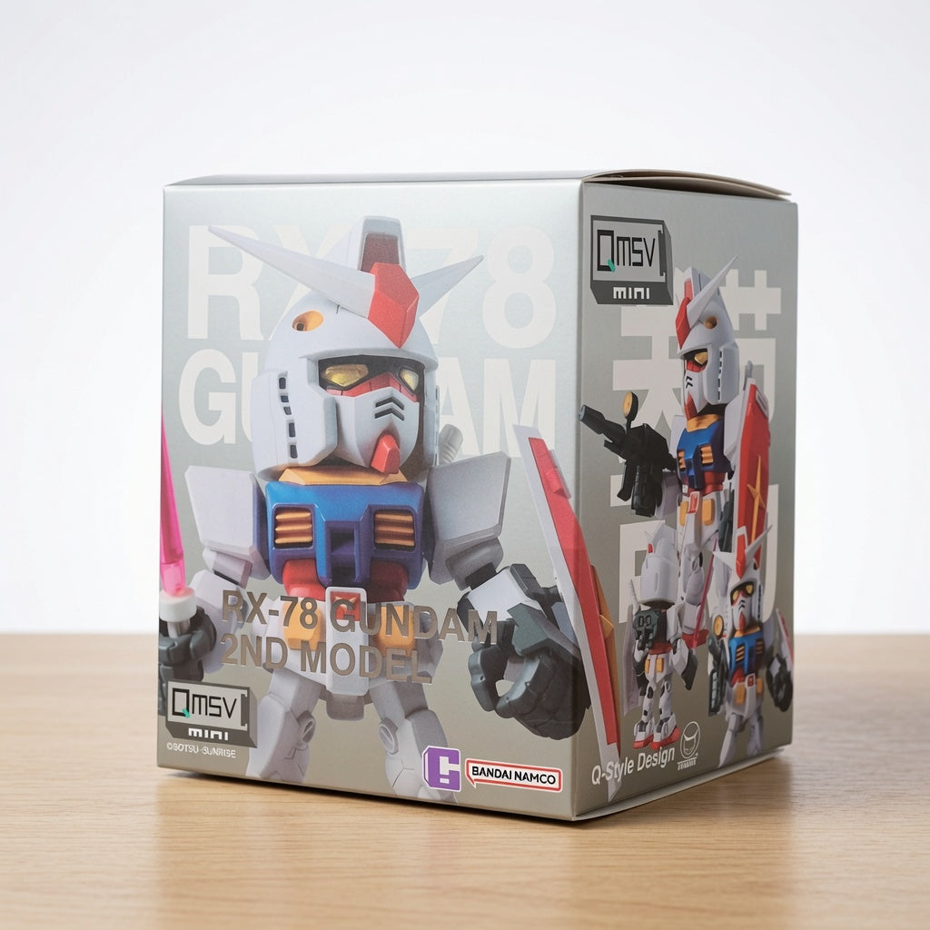 Bandai Namco QMSV Mini RX-78-2 Gundam Blind Box Figure – Collectible Mobile Suit Gundam Mini-Model