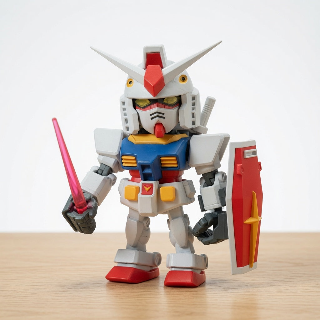 Bandai Namco QMSV Mini RX-78-2 Gundam Blind Box Figure – Collectible Mobile Suit Gundam Mini-Model
