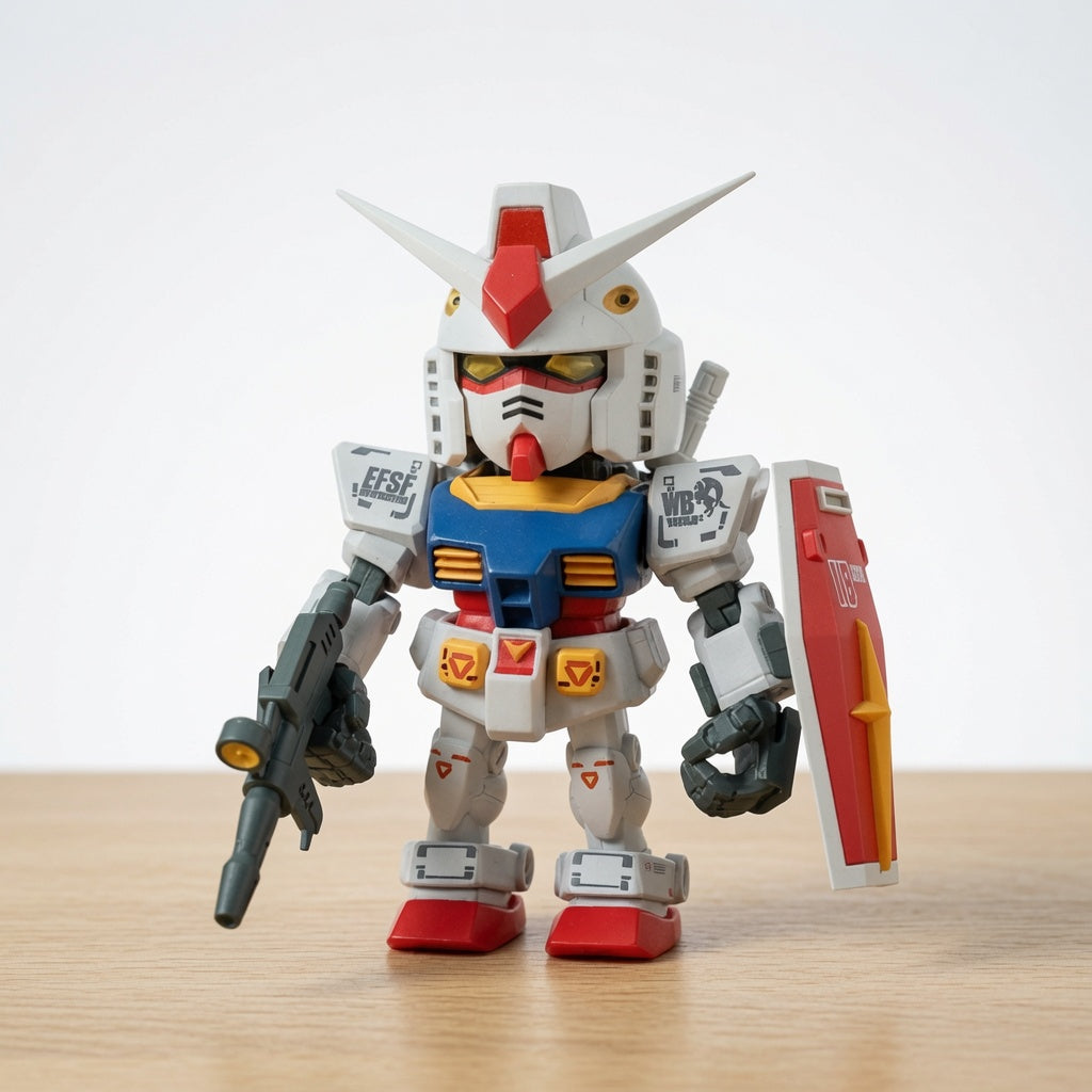 Bandai Namco QMSV Mini RX-78-2 Gundam Blind Box Figure – Collectible Mobile Suit Gundam Mini-Model