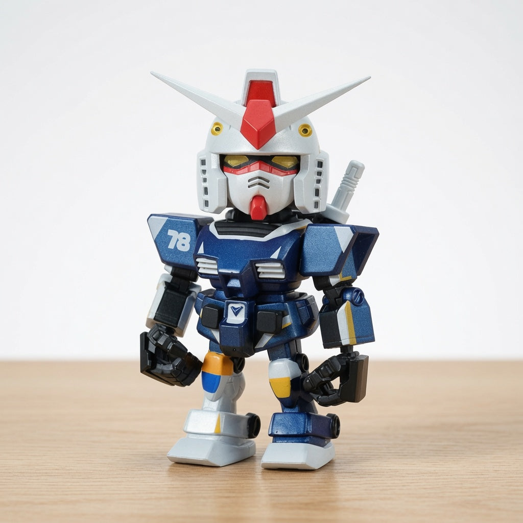 Bandai Namco QMSV Mini RX-78-2 Gundam Blind Box Figure – Collectible Mobile Suit Gundam Mini-Model
