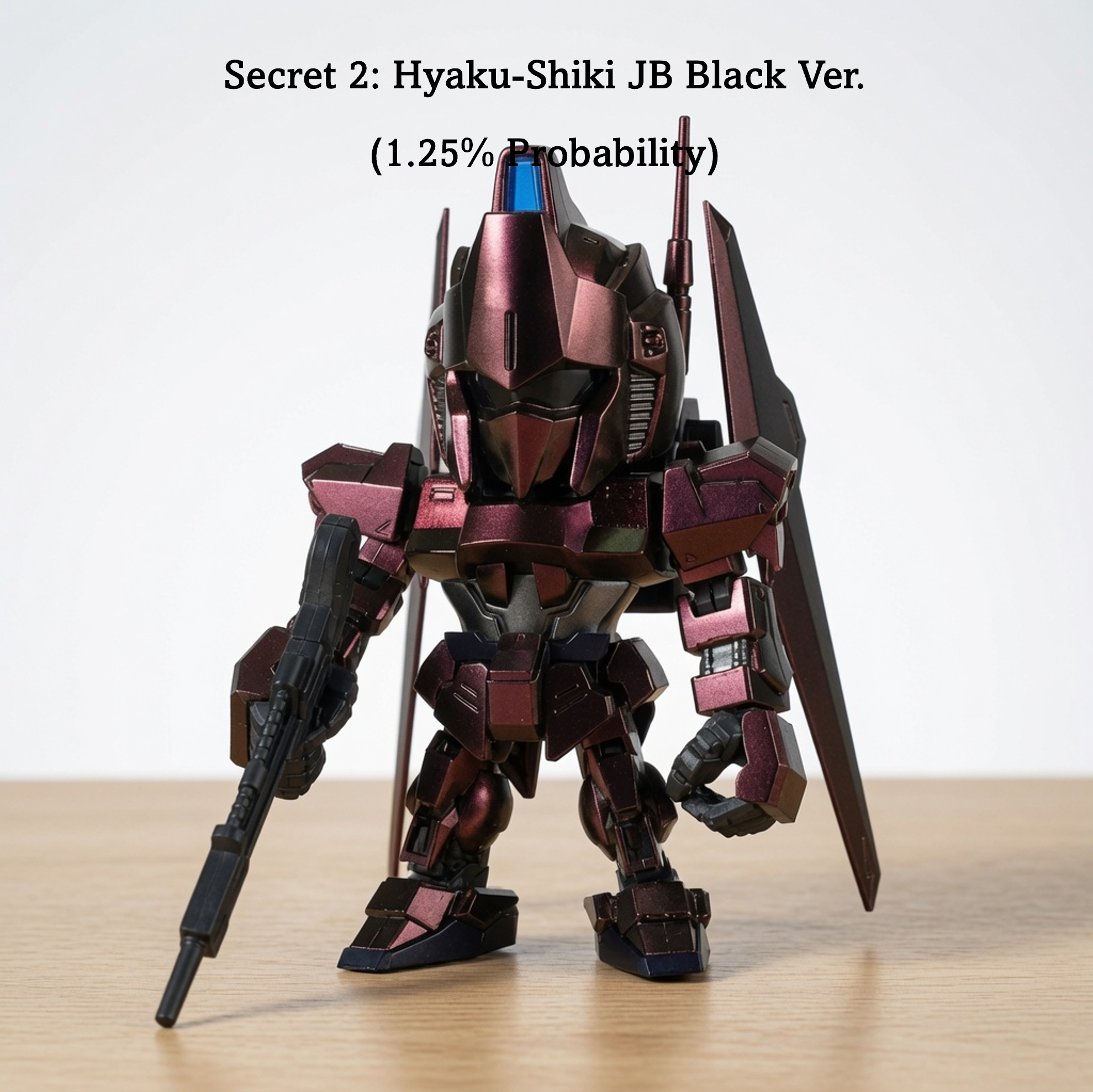 Bandai Namco QMSV Char's Custom Series Blind Box Figure – Collectible Mobile Suit Gundam Mini-Model