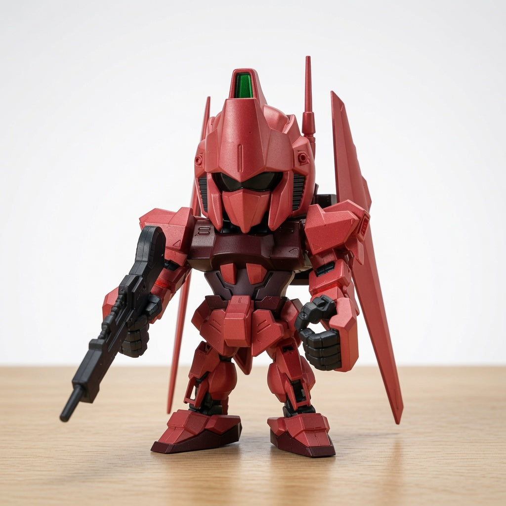 Bandai Namco QMSV Char's Custom Series Blind Box Figure – Collectible Mobile Suit Gundam Mini-Model