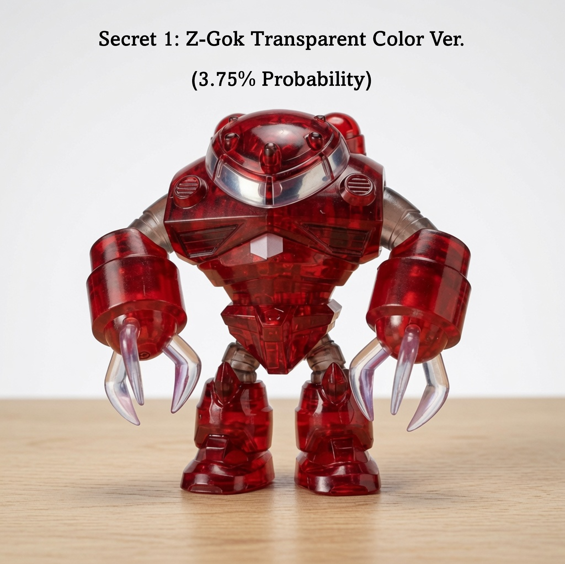 Bandai Namco QMSV Char's Custom Series Blind Box Figure – Collectible Mobile Suit Gundam Mini-Model