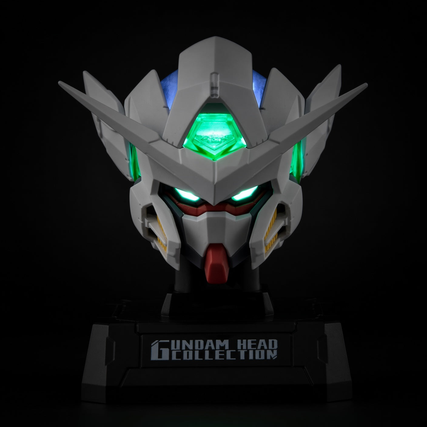 Bandai Mobile Suit Gundam Head Collection Vol. 3 Blind Box – Official Gundam Head Figure Display Collectible with Secret Light-Up Base Edition | CRAZXY