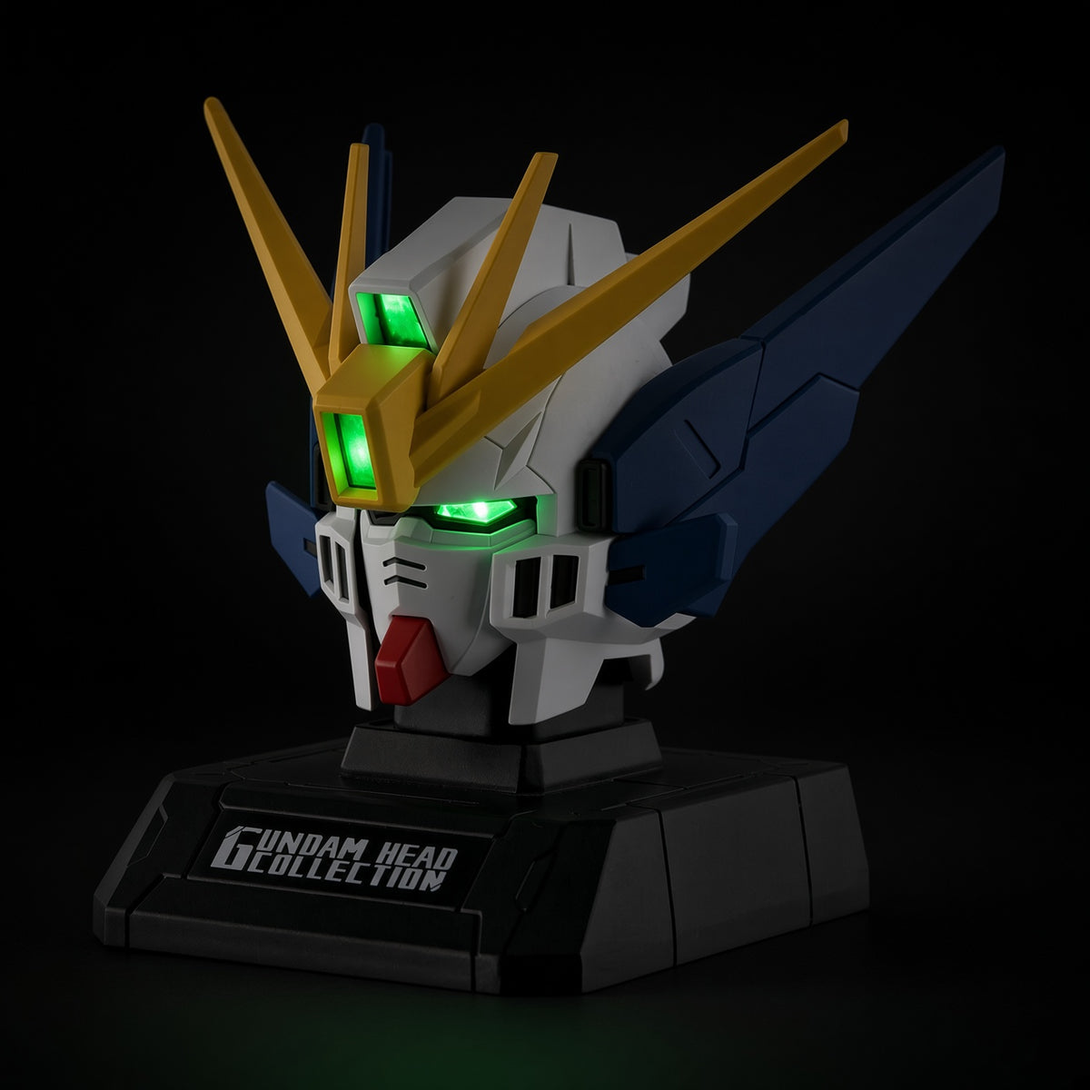 Bandai Mobile Suit Gundam Head Collection Vol. 4 Wing Gundam First Release Edition Blind Box – Official Gundam Head Figure Collectible with Secret Light-Up Base | CRAZXY