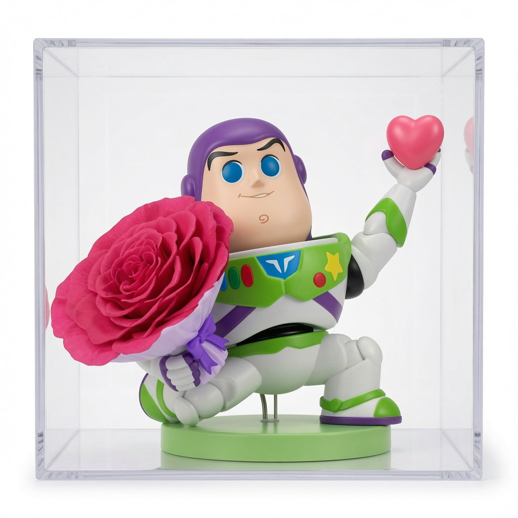 BESTINE Toy Story Heartbeat Players Blind Box – Woody & Buzz Lightyear with Rose | CRAZXY