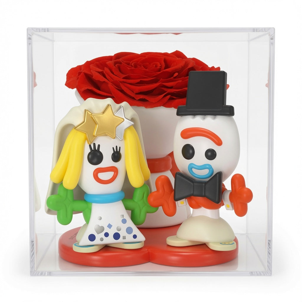BESTINE Toy Story Heartbeat Players Blind Box – Woody & Buzz Lightyear with Rose | CRAZXY