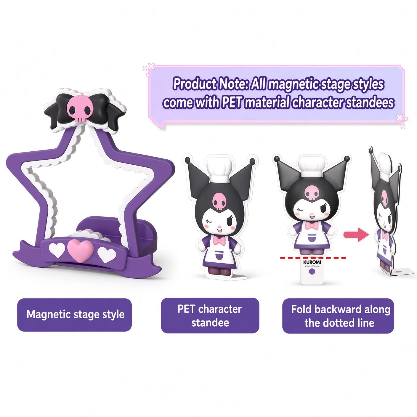 Blokees Sanrio Family Series Kuromi Tadou Interchangeable Figure Blind Box – Official Snap-Fit Collectible Toy | CRAZXY
