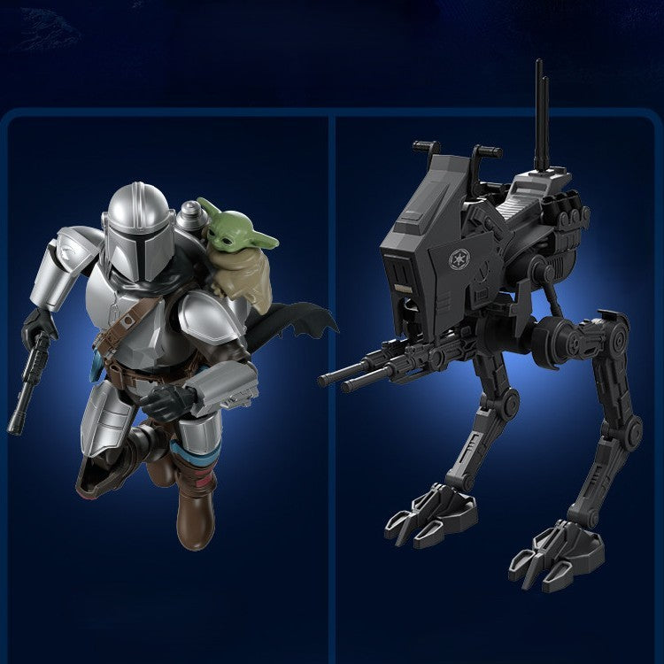 Blokees Star Wars Champion Class Lite — Mandalorian & Grogu Blind Box Model Kit Figure
