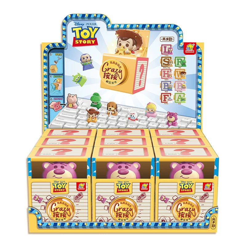 GOLDLOK Disney Toy Story Woody Fidget Keychain & Creative Keycap Blind Box