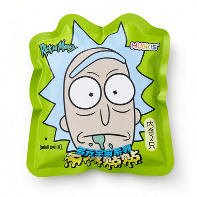 HUGKIS Rick and Morty Multiverse Series Plush Blind Bag – Magnetic Fridge Magnet & Hanging Pendant Collectible | 17.5cm Soft Figure with Secret Spaceship, Planet Morty & Giant Head Edition | CRAZXY