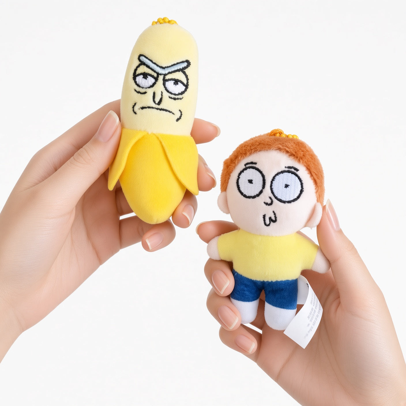 HUGKIS Rick and Morty Multiverse Series Plush Blind Bag – Magnetic Fridge Magnet & Hanging Pendant Collectible | 17.5cm Soft Figure with Secret Spaceship, Planet Morty & Giant Head Edition | CRAZXY
