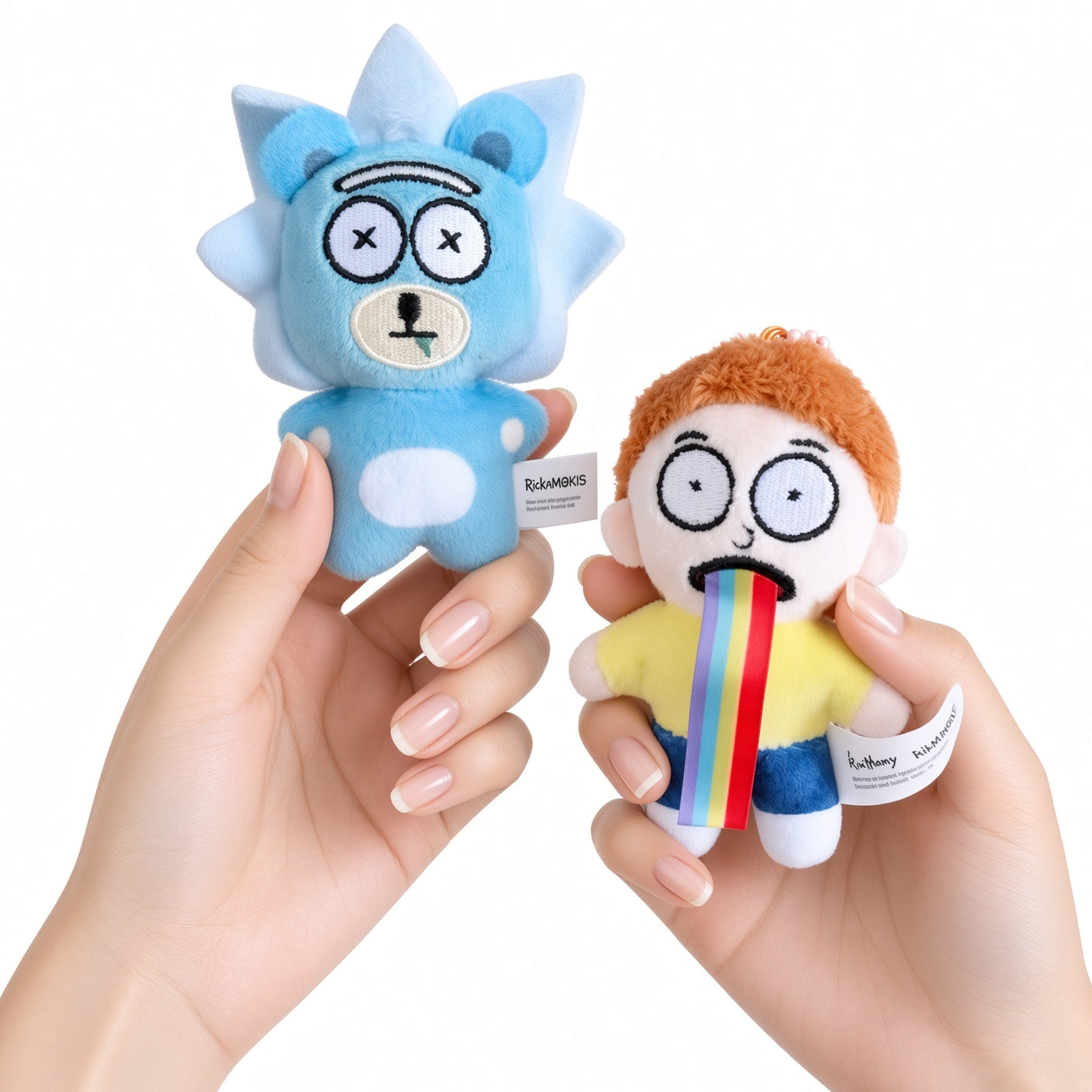 HUGKIS Rick and Morty Multiverse Series Plush Blind Bag – Magnetic Fridge Magnet & Hanging Pendant Collectible | 17.5cm Soft Figure with Secret Spaceship, Planet Morty & Giant Head Edition | CRAZXY