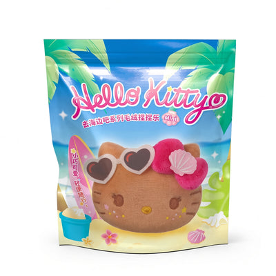 MINISO Hello Kitty Let's Go to the Beach Series Mini Plush Squeeze Blind Box – 6cm Squishy Collectible Desktop Figurine (No Secret Edition) | CRAZXY