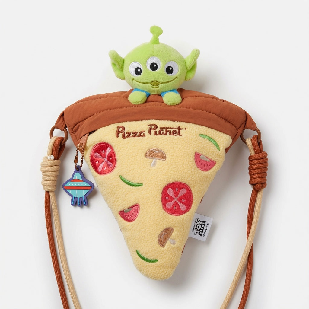 Potdemiel Disney Alien Pizza Crossbody Bag | CRAZXY