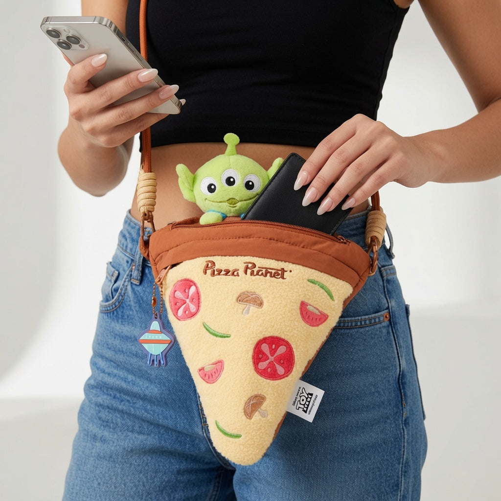 Potdemiel Disney Alien Pizza Crossbody Bag | CRAZXY