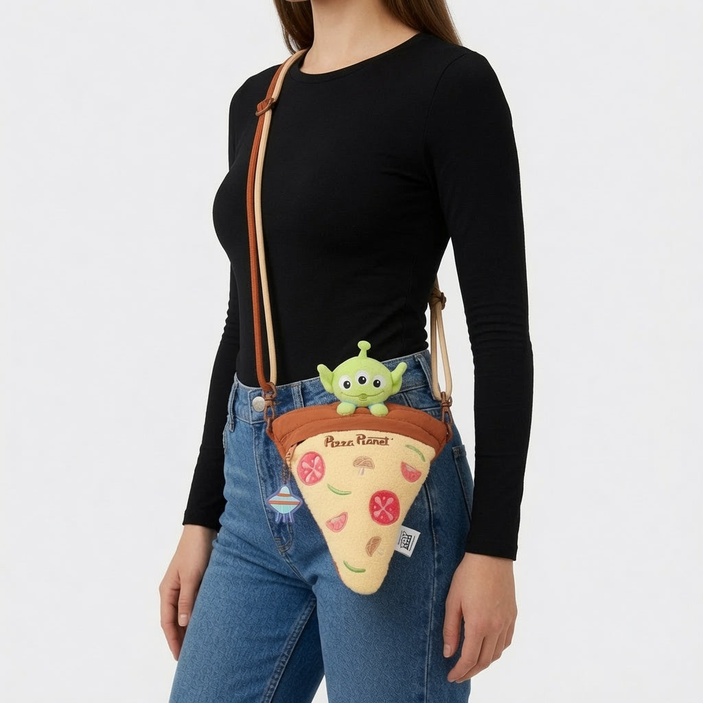 Potdemiel Disney Alien Pizza Crossbody Bag | CRAZXY