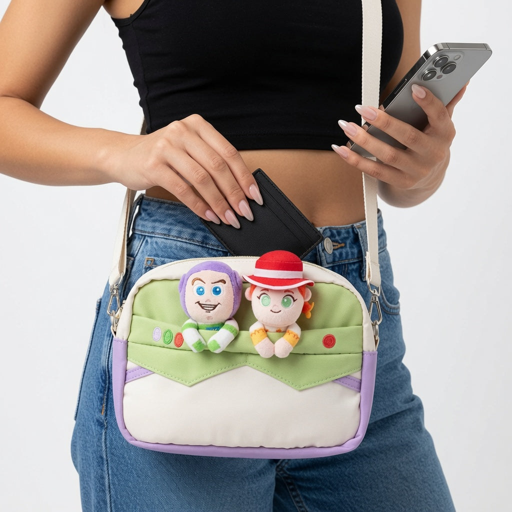 Potdemiel Disney Toy Story Buzz & Jessie Crossbody Bag | CRAZXY