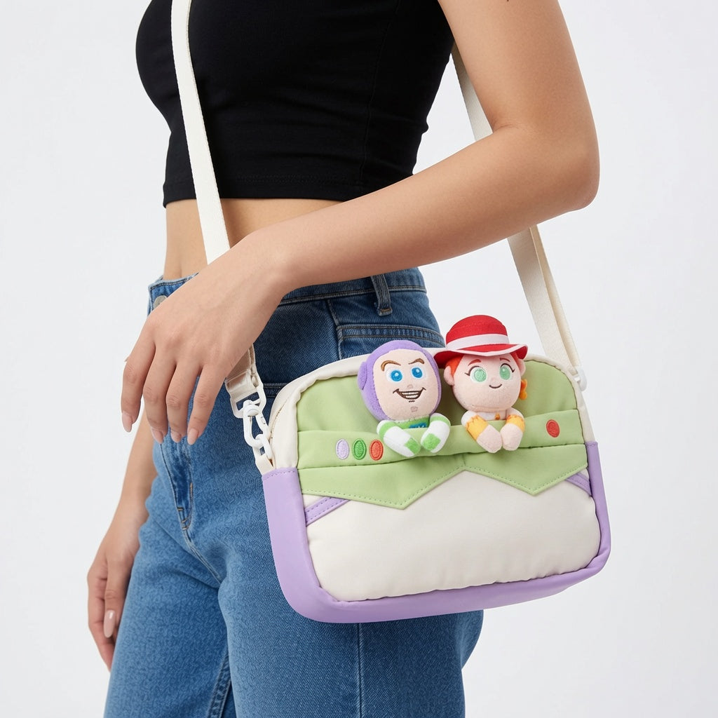 Potdemiel Disney Toy Story Buzz & Jessie Crossbody Bag | CRAZXY