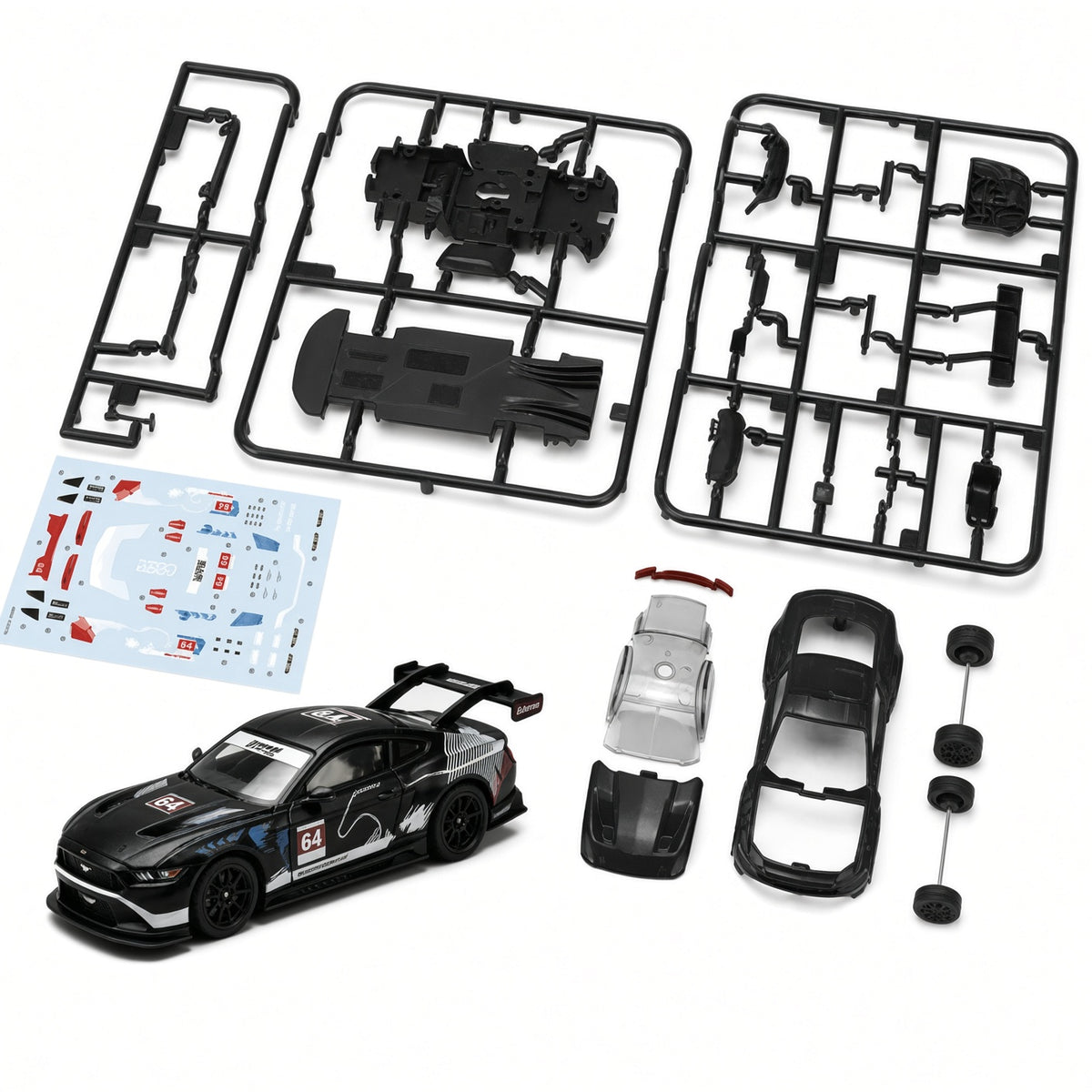 Cool Chic Auto (CCA) 1:64 Ford Mustang GT3 Diecast Model Kit