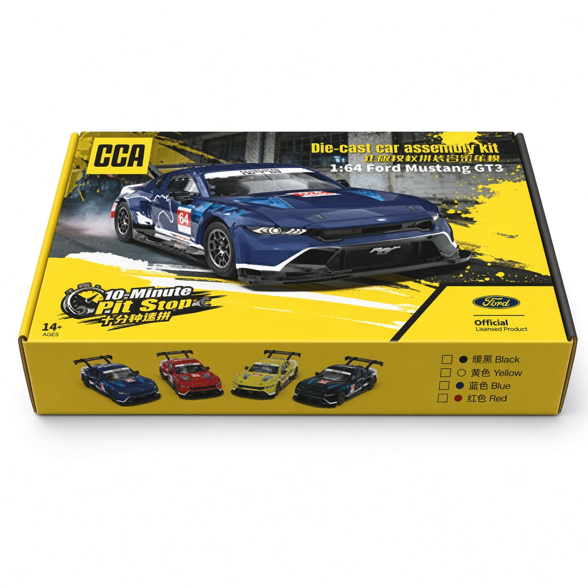 Cool Chic Auto (CCA) 1:64 Ford Mustang GT3 Diecast Model Kit