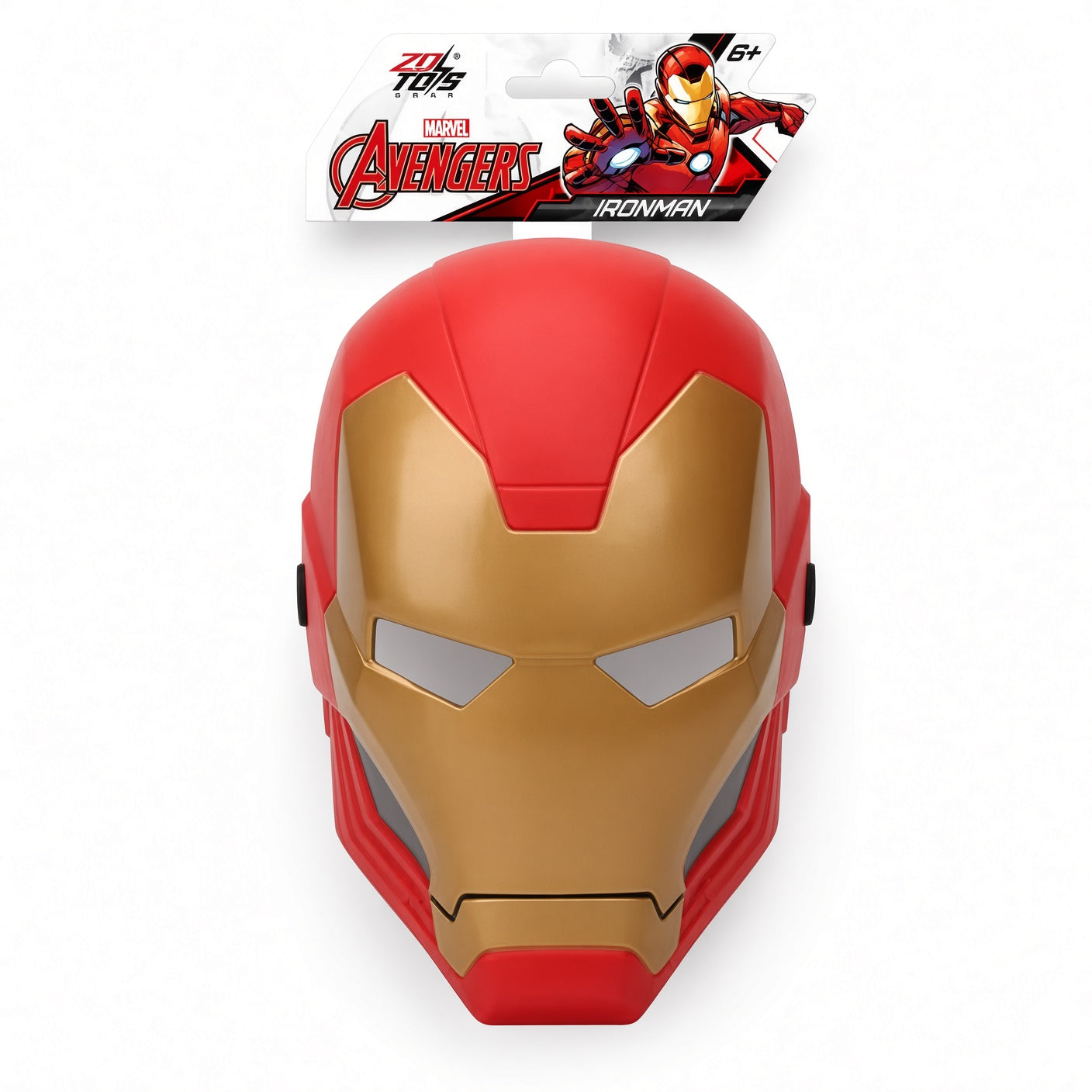 Marvel Iron Man Face Mask Halloween Party Costume Toy for Kids – 15cm × 24cm Dress-Up Superhero Mask | Tony Stark Helmet | CRAZXY
