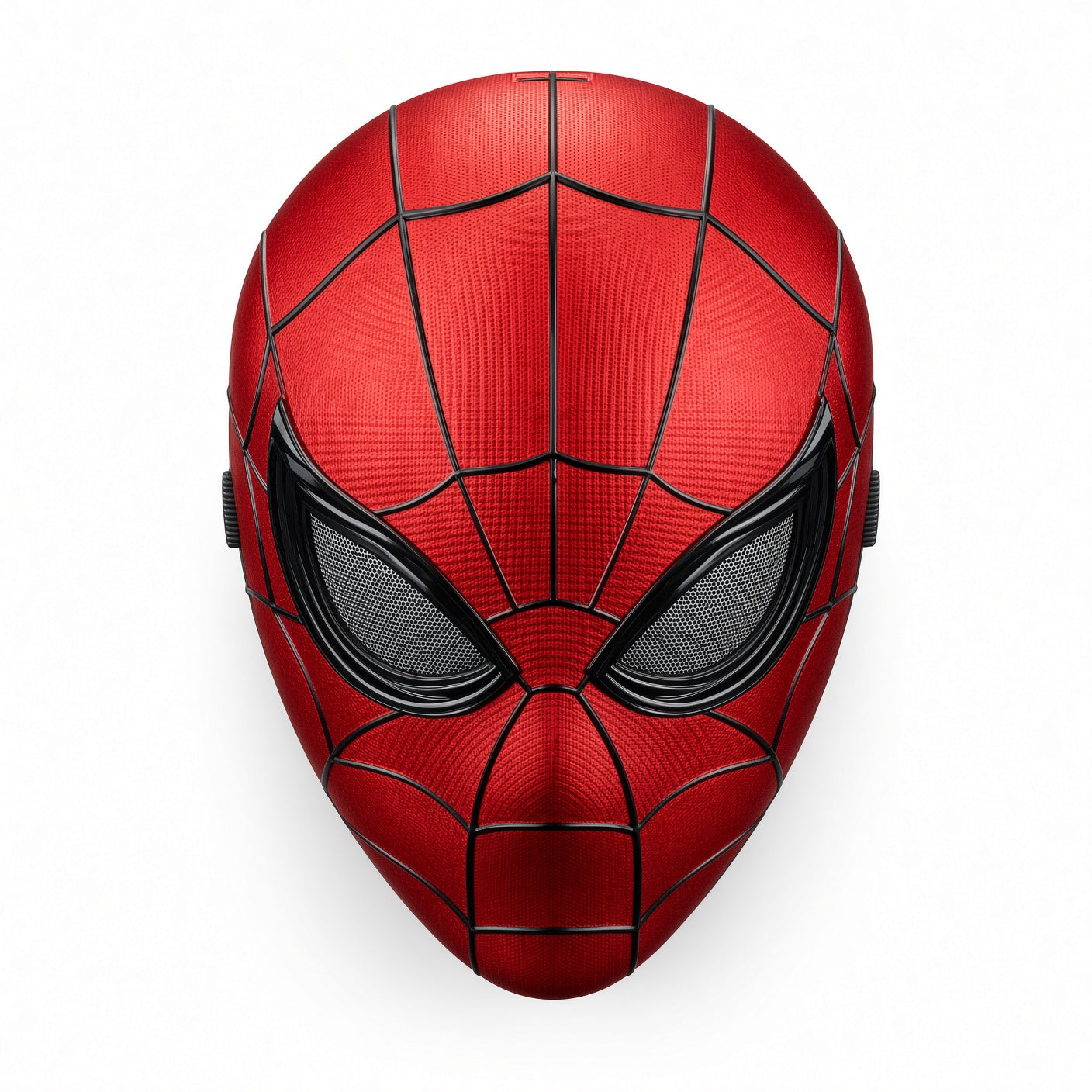 Marvel Spider-Man Red & Gold Iron Spider Mask – Halloween Costume Headwear | 17cm × 24cm Kids Dress-Up Superhero Face Mask | CRAZXY