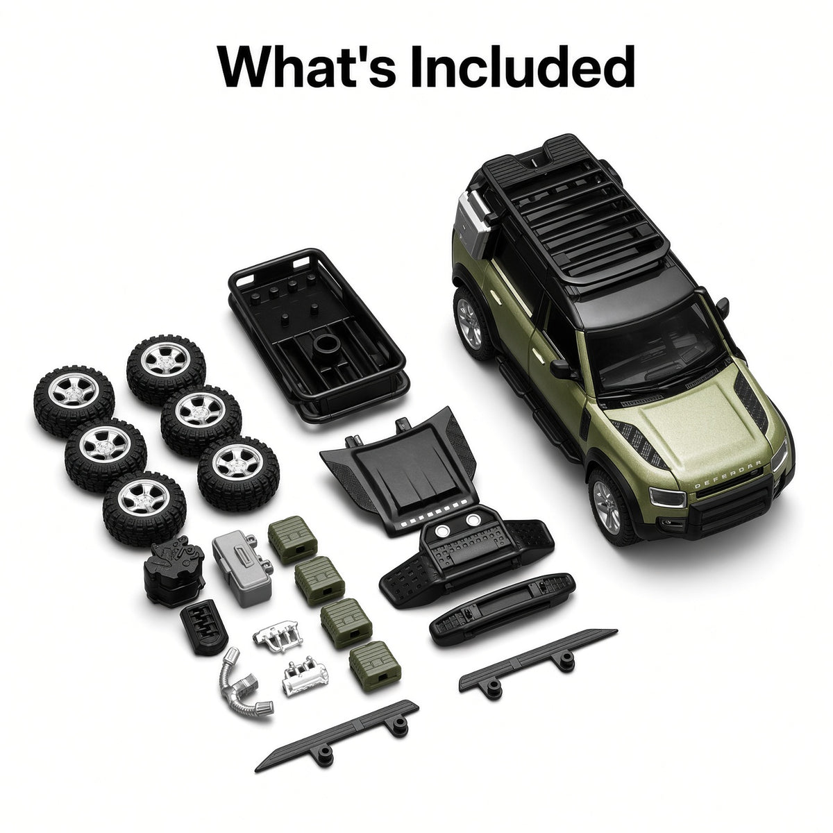 Cool Chic Auto (CCA) 1:43 Land Rover Defender 110 Customizable Model Car