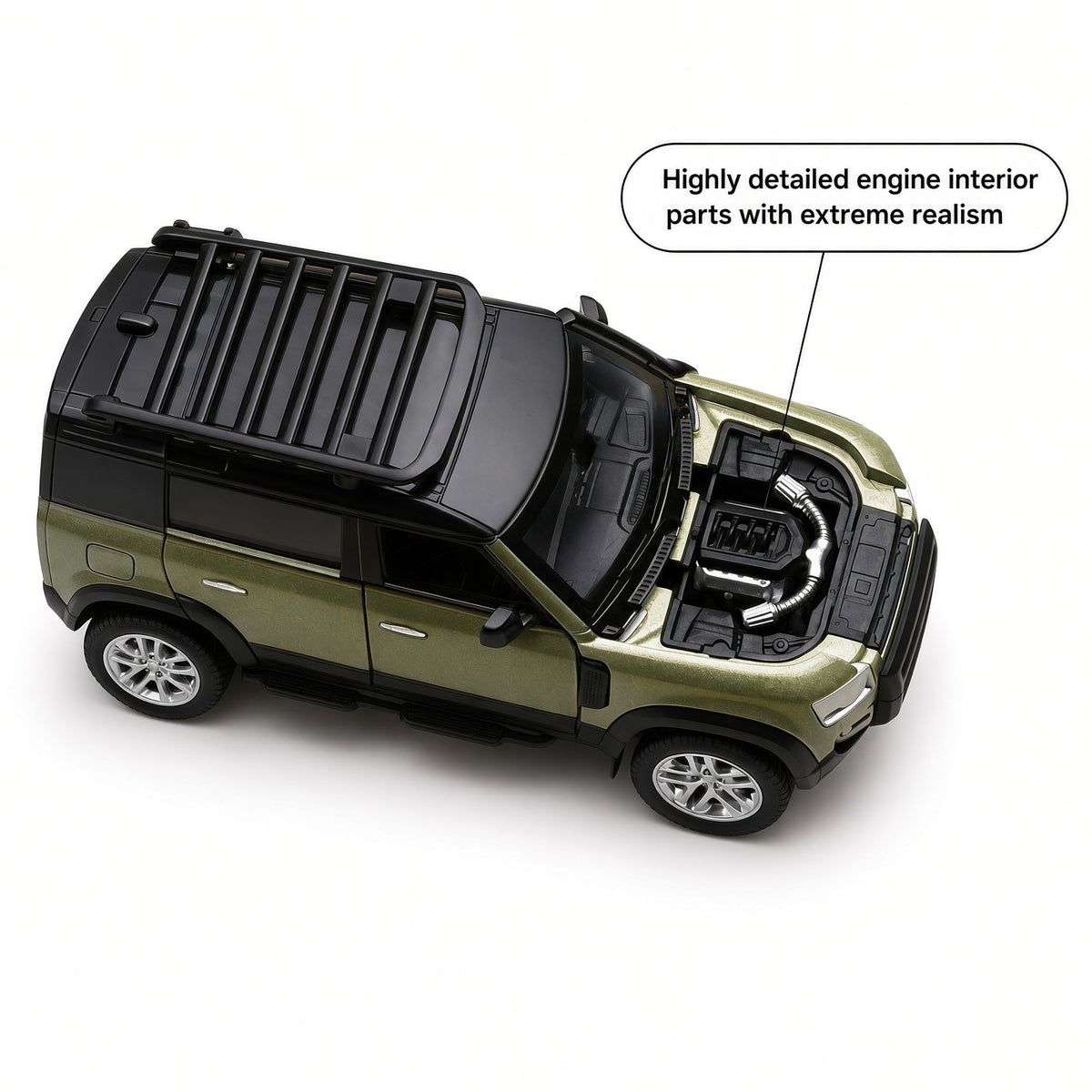 Cool Chic Auto (CCA) 1:43 Land Rover Defender 110 Customizable Model Car